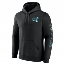 San Jose Sharks Fanatics Black Revolution Pullover Hoodie San Jose Sharks Fanatics Black Revolution Pullover Hoodie
