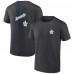 Toronto Maple Leafs Fanatics Heather Charcoal Backbone T-Shirt