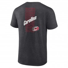 Футболка Carolina Hurricanes Fanatics Heather Charcoal Backbone