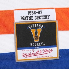 Игровая джерси Wayne Gretzky Edmonton Oilers Mitchell & Ness  1986/87 Blue Line Player - White