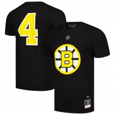 Футболка Bobby Orr Boston Bruins Mitchell & Ness Name & Number - Black