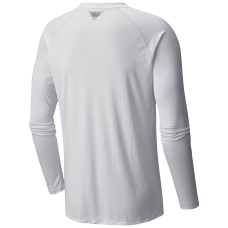 Seattle Kraken Columbia White Terminal Tackle Omni-Shade Raglan Long Sleeve T-Shirt
