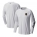 Футболка с длинным рукавом Vegas Golden Knights Columbia  Terminal Tackle Omni-Shade Raglan - White