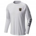 Футболка с длинным рукавом Vegas Golden Knights Columbia  Terminal Tackle Omni-Shade Raglan - White