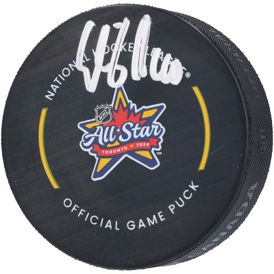 Elias Pettersson Vancouver Canucks Autographed Fanatics Authentic 2024 NHL All-Star Game Official Game Puck