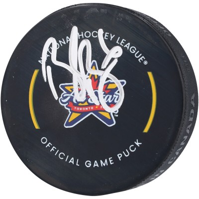 Brock Boeser Vancouver Canucks Autographed Fanatics Authentic 2024 NHL All-Star Game Official Game Puck
