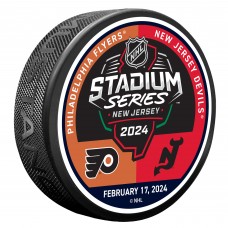 Шайба Philadelphia Flyers vs. New Jersey Devils 2024 NHL Stadium Series Matchup