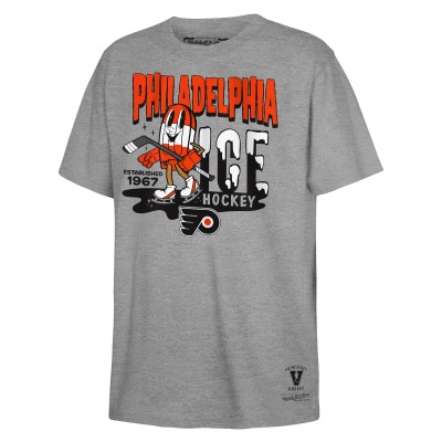 Футболка Philadelphia Flyers Mitchell & Ness Youth Popsicle - Gray