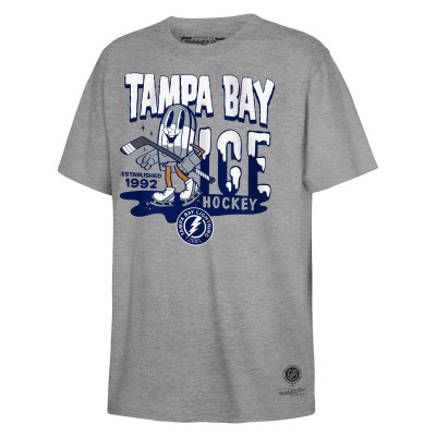 Футболка Tampa Bay Lightning Mitchell & Ness Youth Popsicle - Gray