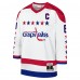 Детская джерси Washington Capitals Alexander Ovechkin Mitchell & Ness White 2012-13 Blue Line Captain Patch