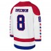 Детская джерси Washington Capitals Alexander Ovechkin Mitchell & Ness White 2012-13 Blue Line Captain Patch