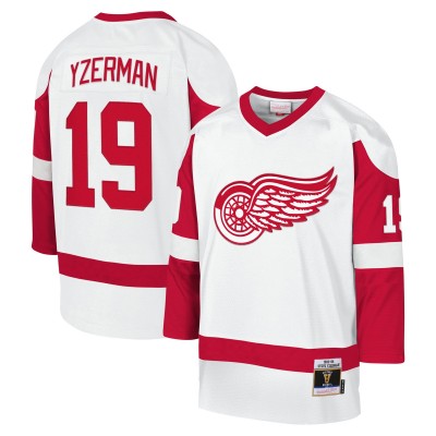 Игровая джерси Steve Yzerman Detroit Red Wings Mitchell & Ness Youth 1983-84 Blue Line Player - White