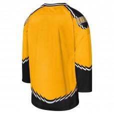 Игровая джерси Boston Bruins Mitchell & Ness Youth 1996 Blue Line - Gold