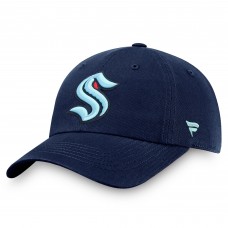 Бейсболка Seattle Kraken Fanatics Deep Sea Blue Core Primary Logo