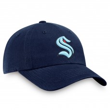 Бейсболка Seattle Kraken Fanatics Deep Sea Blue Core Primary Logo