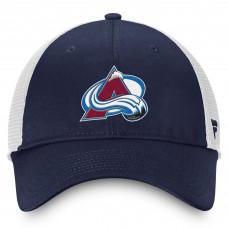 Бейсболка Colorado Avalanche Fanatics Navy/White Core Primary Logo Trucker