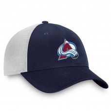Бейсболка Colorado Avalanche Fanatics Navy/White Core Primary Logo Trucker