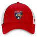 Бейсболка Florida Panthers Fanatics Red/White Core Primary Logo Trucker