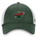 Бейсболка Minnesota Wild Fanatics Green/White Core Primary Logo Trucker