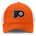 Бейсболка Philadelphia Flyers Fanatics Orange/White Core Primary Logo Trucker