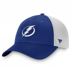 Бейсболка Tampa Bay Lightning Fanatics Blue/White Core Primary Logo Trucker