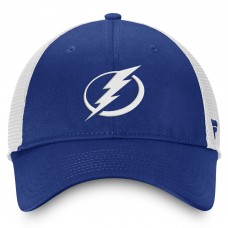 Бейсболка Tampa Bay Lightning Fanatics Blue/White Core Primary Logo Trucker