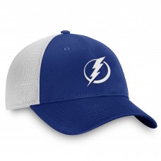 Бейсболка Tampa Bay Lightning Fanatics Blue/White Core Primary Logo Trucker