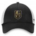 Бейсболка Vegas Golden Knights Fanatics Charcoal/White Core Primary Logo Trucker