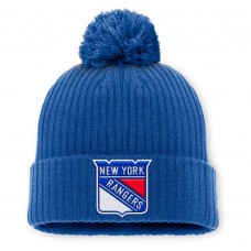Шапка с помпоном New York Rangers Fanatics Blue Primary Logo