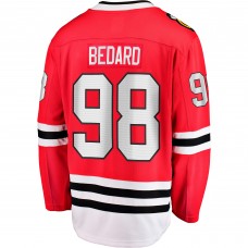 Игровая джерси Chicago Blackhawks Connor Bedard Fanatics Red Home Breakaway Player