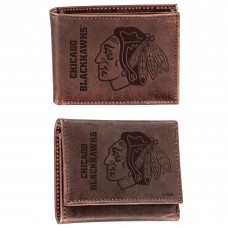 Chicago Blackhawks Bifold & Trifold Wallet Two-Piece Set