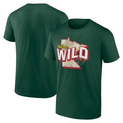 Футболка Minnesota Wild Fanatics Green Local