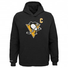 Толстовка Mario Lemieux Pittsburgh Penguins Mitchell & Ness Youth Name & Number - Black