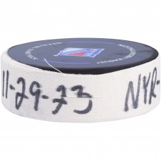 Шайба KAndre Miller New York Rangers Authentic Game-Used vs. Detroit Red Wings on November 29, 2023