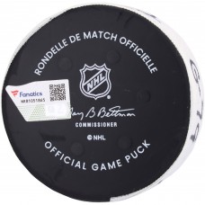Шайба KAndre Miller New York Rangers Authentic Game-Used vs. Detroit Red Wings on November 29, 2023