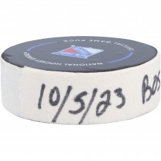 Шайба Charlie Coyle Boston Bruins Fanatics Authentic Game-Used Goal vs. New York Rangers on October 5, 2023