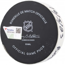 Charlie Coyle Boston Bruins Fanatics Authentic Game-Used Goal Puck vs. New York Rangers on October 5, 2023