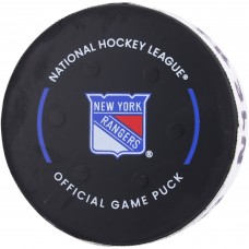 Шайба KAndre Miller New York Rangers Authentic Game-Used vs. Washington Capitals on December 27, 2023