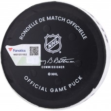 Шайба KAndre Miller New York Rangers Authentic Game-Used vs. Washington Capitals on December 27, 2023