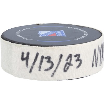 Шайба Artemi Panarin New York Rangers Authentic Game-Used vs. Toronto Maple Leafs on April 13, 2023