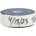 Шайба Шайба Timothy Liljegren Toronto Maple Leafs Fanatics Authentic Game-Used Goal vs. New York Rangers on April 13, 2023