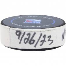 Шайба Kaapo Kakko New York Rangers Authentic Game-Used vs. New York Islanders on September 26, 2023