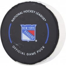 Шайба Kaapo Kakko New York Rangers Authentic Game-Used vs. New York Islanders on September 26, 2023