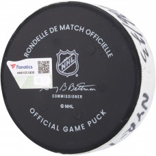 Шайба Kaapo Kakko New York Rangers Authentic Game-Used vs. New York Islanders on September 26, 2023