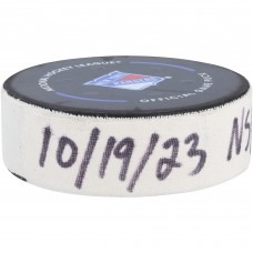 Шайба Ryan OReilly Nashville Predators Fanatics Authentic Game-Used Goal vs. New York Rangers on October 19, 2023
