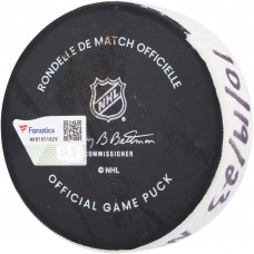 Шайба Ryan OReilly Nashville Predators Fanatics Authentic Game-Used Goal vs. New York Rangers on October 19, 2023