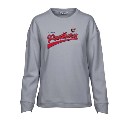 Кофта Florida Panthers Levelwear Womens Fiona Retro Script - Gray