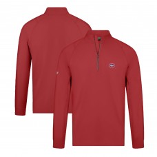 Кофта на короткой молнии Montreal Canadiens Levelwear Theory Insignia Core - Red