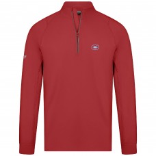 Кофта на короткой молнии Montreal Canadiens Levelwear Theory Insignia Core - Red