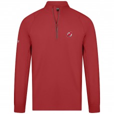 Кофта на короткой молнии New Jersey Devils Levelwear Theory Insignia Core - Red